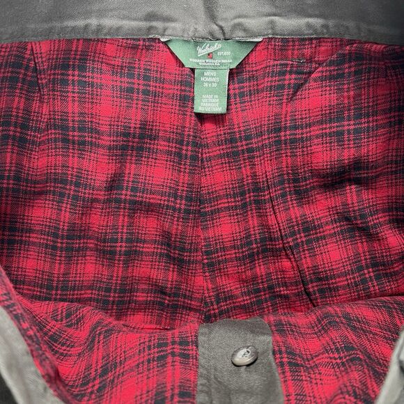 Woolrich Flannel Lined Field Pants Men’s 36 (Actual 35x30) Dark Brown Workwear - Picture 7 of 13
